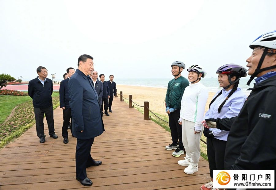 习近平在山东日照市考察调研(图6) 习近平在山东日照市考察调研(图6)